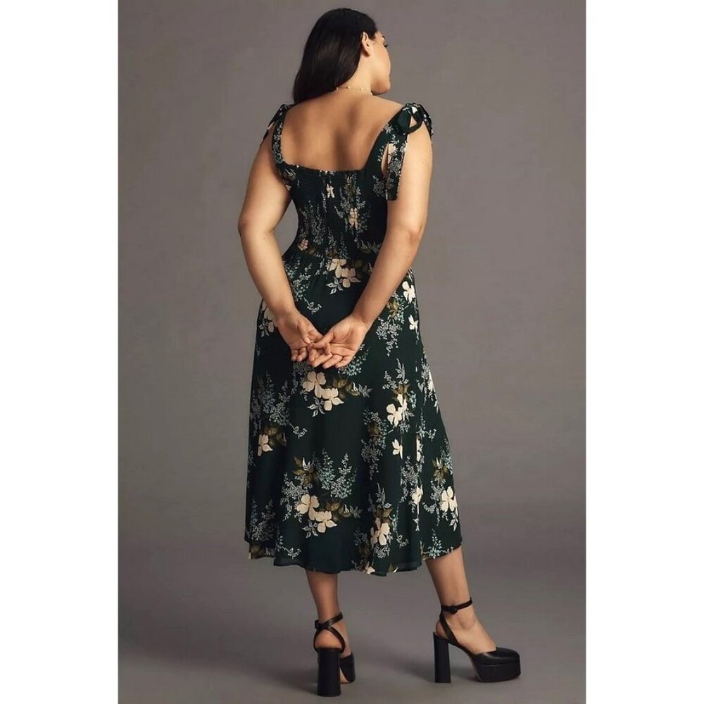 ✨ NEW Reformation Twilight Dress in Portia Green 18 - Picture 9 of 11